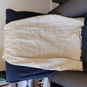 Linen wrap skirt from Etsy